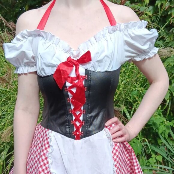 LEG AVENUE PIRATE WENCH / LITTLE RED RIDING HOOD DRESS ADULT COSTUME SIZE S - Picture 13 of 13